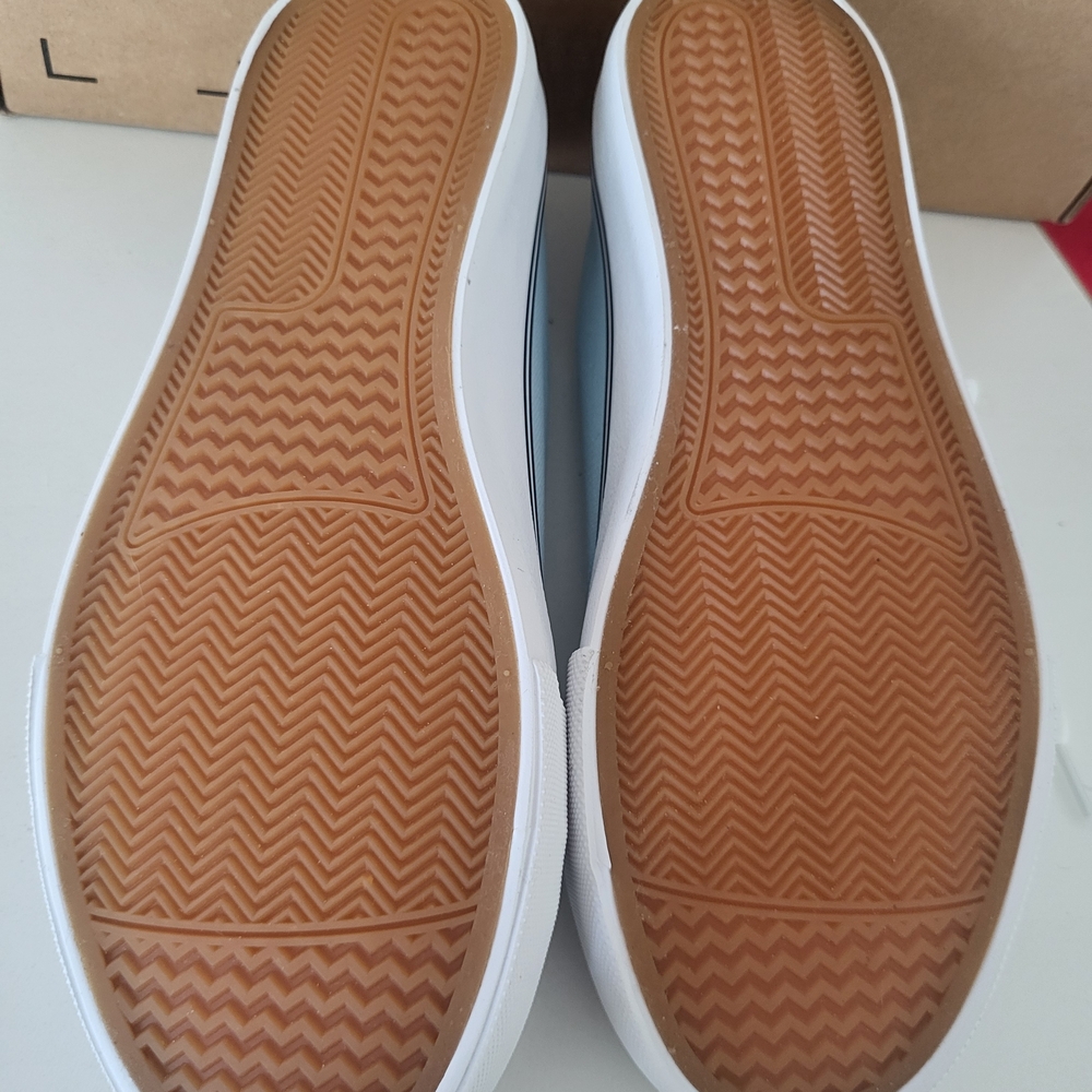 Retro Women's Light Blue Canvas Low Top Sneakers Size 8.5 NWT - Picture 4 of 5